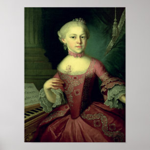Maria-Anna Mozart, genaamd "Nannerl" Poster