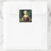 Maria-Anna Mozart, genaamd "Nannerl" Vierkante Sticker (Tas)