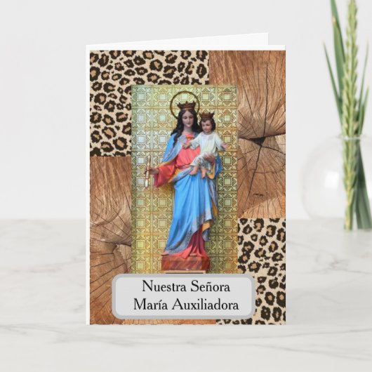 María, Auxiliadora de los Cristianos Kaart (Voorkant)