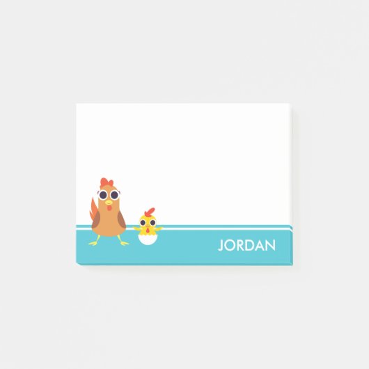 Maria & Bandit the Chickens Post-it® Notes (Voorkant)