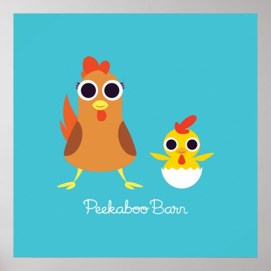 Maria & Bandit the Chickens Poster (Voorkant)