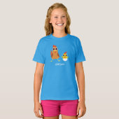 Maria & Bandit the Chickens T-shirt (Voorkant volledig)
