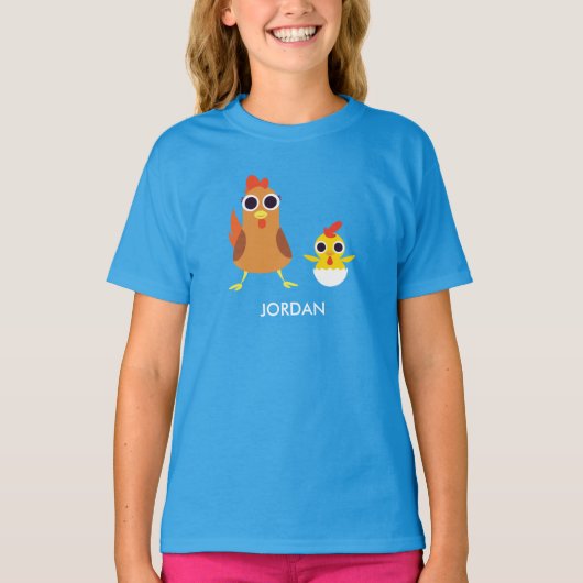 Maria & Bandit the Chickens T-shirt (Voorkant)