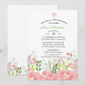 Maria Baptism Uitnodiging (Voorkant / Achterkant)