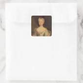 Maria Barbara de Braganza Queen of Spain Vierkante Sticker (Tas)
