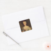 Maria Barbara de Braganza Queen of Spain Vierkante Sticker (Envelop)