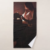 Maria betreurt La Tour Badhanddoek (Badhanddoek)