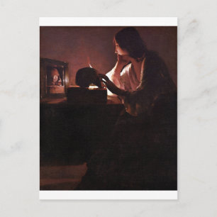 Maria betreurt La Tour Briefkaart