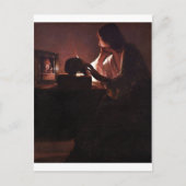 Maria betreurt La Tour Briefkaart (Voorkant)