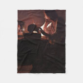 Maria betreurt La Tour Fleece Deken (Voorkant)