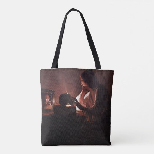 Maria betreurt La Tour Tote Bag (Achterkant)