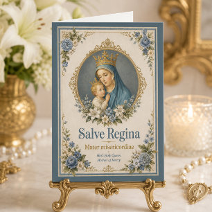 Maria Bloemrijke Zalf Regina Gebedsgroet Kaart