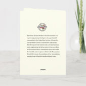 Maria- Boodschap religieus feest Kaart (Achterkant)