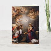 Maria- Boodschap religieus feest Kaart (Voorkant)
