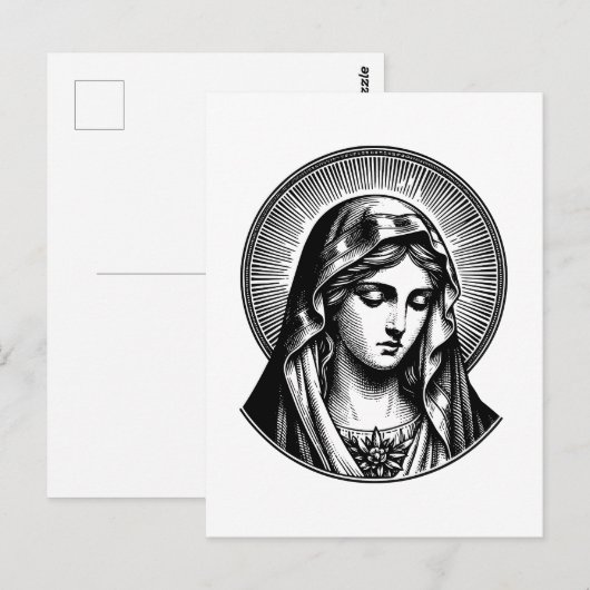 Maria Briefkaart (Voorkant / Achterkant)