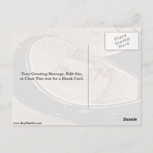 Maria By Fra Angelico Briefkaart (Achterkant)