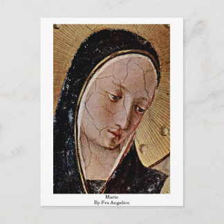 Maria By Fra Angelico Briefkaart