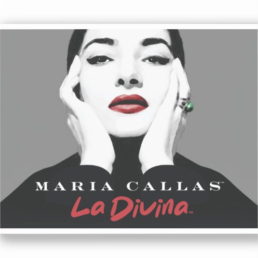 Maria Callas Stickers (Voorkant)