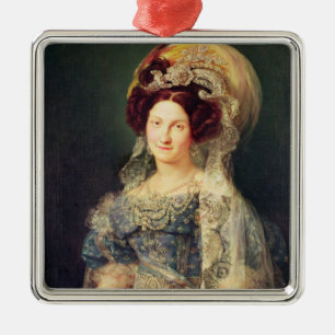 Maria Christina de Bourbon Metalen Ornament
