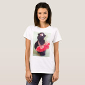 Maria Collin Party Girl in Red T-shirt (Voorkant volledig)