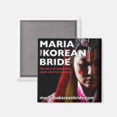 Maria de Koreaanse bruidmagneet Magneet (Voorkant / Achterkant)
