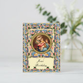 Maria de Madonna en kind - Verjaardag van Jezus Briefkaart (Staand voorkant)