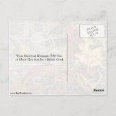 Maria de Medici in Marseille door Peter Rubens Briefkaart (Achterkant)