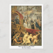 Maria de Medici in Marseille door Peter Rubens Briefkaart (Voorkant)