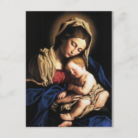 Maria e o menino Jesus Briefkaart (Voorkant)