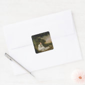 Maria, 'Een Sentimental Reis' Vierkante Sticker (Envelop)