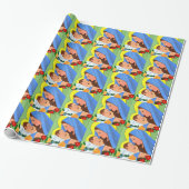 Maria en baby Jesus Cadeaupapier (Uitgerold)
