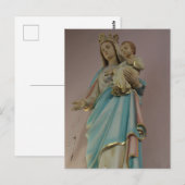 Maria en Baby Jezus Katholiek Kerkbeeld Briefkaart (Voorkant / Achterkant)