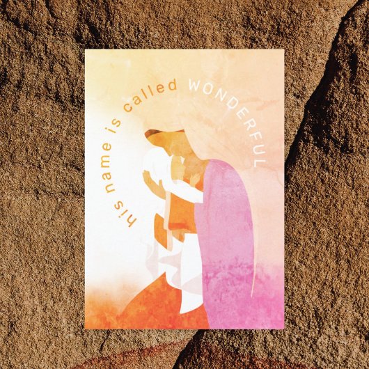 Maria en Baby Jezus Kerstmis Kaart