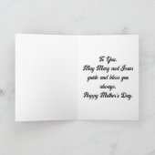  Maria en Baby Jezus Wenskaart Kaart (Binnen)