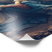 Maria en de engel foto afdruk (Hoek)