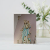 Maria en de Katholieke Baby Kerk Briefkaart (Staand voorkant)