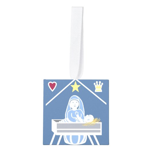 Maria en Jezus Christelijk Decoratie (Voorkant)