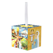 Maria en Jezus Christelijk Decoratie (Achter hoekig)