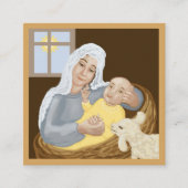 Maria en Jezus Contactkaartje (Voorkant)