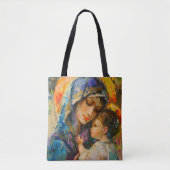 Maria en Jezus Expressionisme Tote Bag (Voorkant)