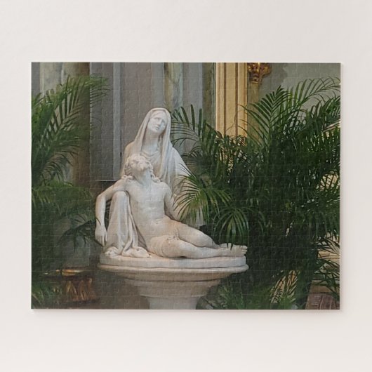 Maria en Jezus (kleur) Legpuzzel (Horizontaal)