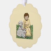 Maria en Jezus Ornament Kaart (Links)