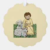 Maria en Jezus Ornament Kaart (Voorkant)