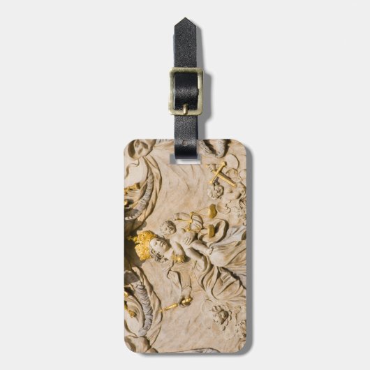 Maria en Jezus Praag huis teken Bagagelabel (Voorkant verticaal)