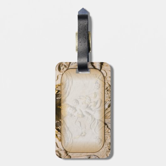 Maria en Jezus Praag huis teken Bagagelabel (Achterkant verticaal)