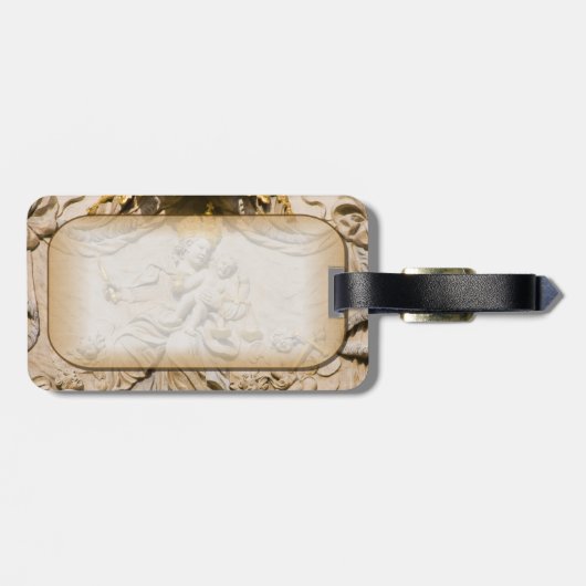 Maria en Jezus Praag huis teken Bagagelabel (Achterkant horizontaal)