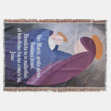Maria en kindje Jezus Ave Maria vintage schilderij