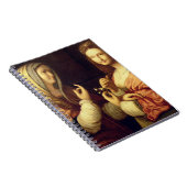 Maria en Martha (olieverf op paneel) Notitieboek (Rechterzijde)