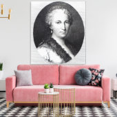 Maria Gaetana Agnesi Canvas Afdruk (Insitu (Woonkamer))