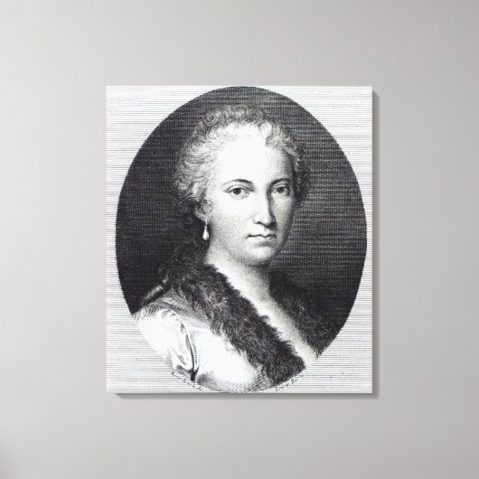 Maria Gaetana Agnesi Canvas Afdruk (Voorkant)